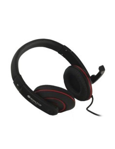 Woxter i-Headphone PC 780 Supraaural Negro, Rojo