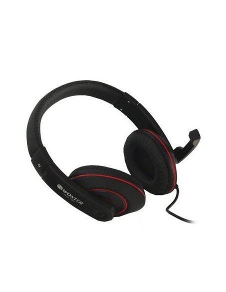 Woxter i-Headphone PC 780 Supraaural Negro, Rojo