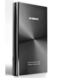 B-Move BM-HDB01T caja para disco duro externo 2.5" Aluminio, Negro