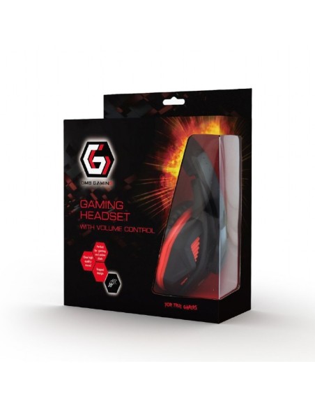 AURICULARES GAMING GEMBIRD NEGRO MICROFONO ALAMBRICO