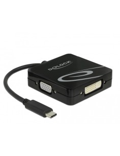 Delock Adaptador USB Type-CT para un monitor VGA,