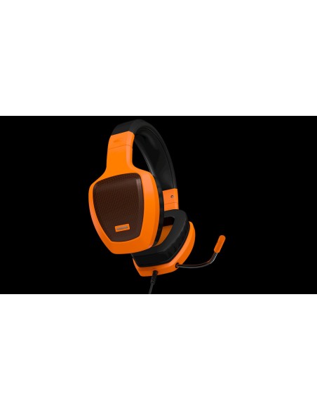 Ozone Rage Z50 Binaural Diadema Negro, Naranja