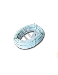 Gembird TC6P4C-3M cable telefónico Blanco