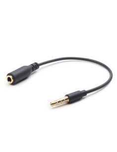 Gembird CCA-419 adaptador de cable 3.5 mm 3,5 mm Negro