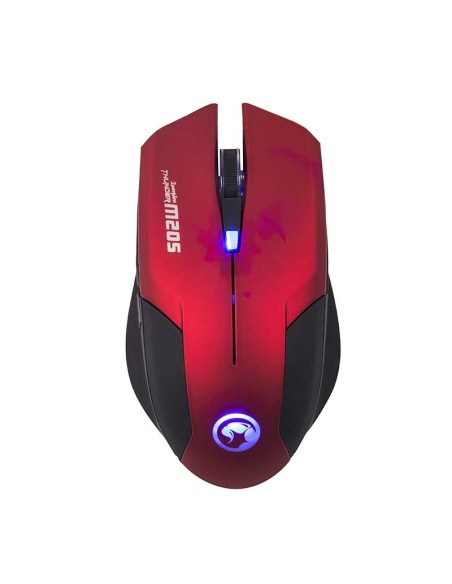 Scorpion MA-M205 RD ratón USB 2400 DPI mano derecha