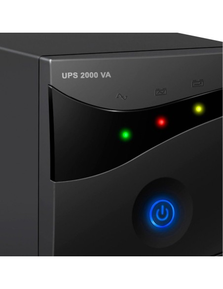 Woxter UPS 2000 VA sistema de alimentación ininterrumpida (UPS) Línea interactiva 1200 W 2 salidas AC