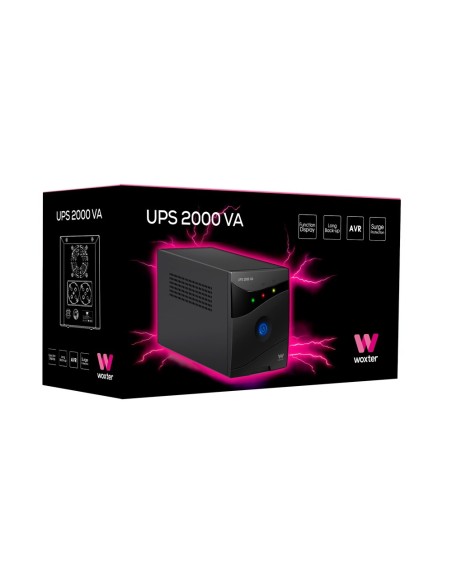Woxter UPS 2000 VA sistema de alimentación ininterrumpida (UPS) Línea interactiva 1200 W 2 salidas AC