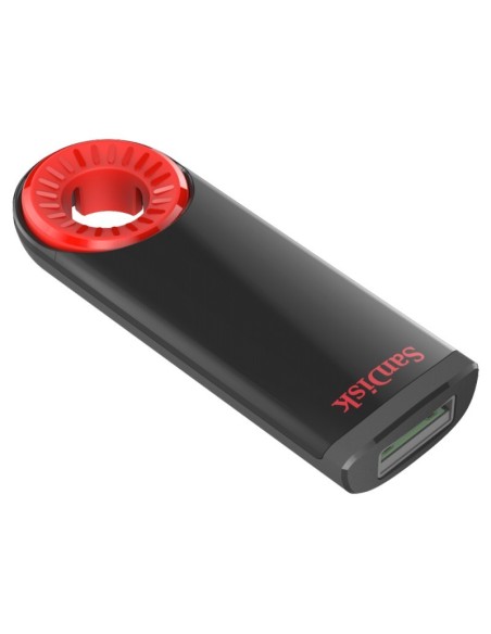 Sandisk Cruzer Dial unidad flash USB 64 GB USB tipo A 2.0 Negro, Rojo