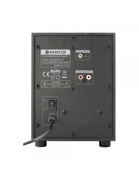 Woxter Big Bass 110 altavoz 20 W Negro