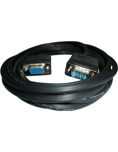 CABLE 3GO VGA M-H 10M CON FERRITAS