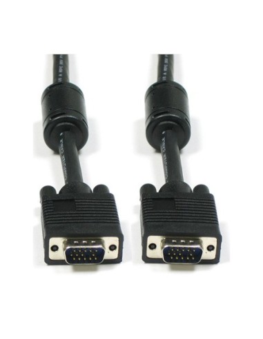 3GO CVGA15MM cable VGA 15 m VGA (D-Sub) Negro