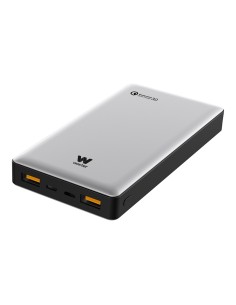 Woxter QC 16000 batería externa Negro, Plata Litio 16000 mAh