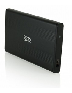 3GO HDD25BK12 caja para disco duro externo 2.5" Negro USB con suministro de corriente