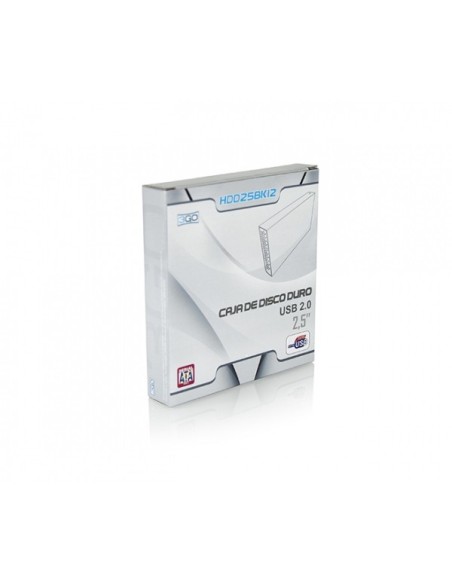 3GO HDD25BK12 caja para disco duro externo 2.5" Negro USB con suministro de corriente