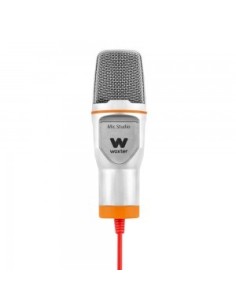 Woxter Mic-Studio Micrófono de estudio Naranja, Blanco