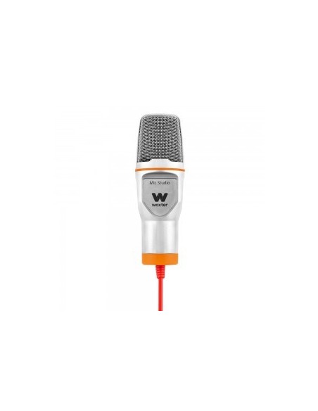 Woxter Mic-Studio Micrófono de estudio Naranja, Blanco