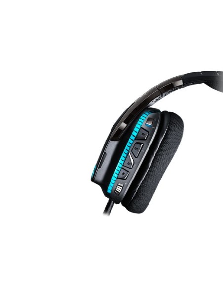 Logitech G G633 auricular con micrófono Diadema Binaural Negro, Azul