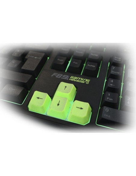 KeepOut F89 teclado USB Negro