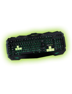 KeepOut F80 teclado USB Negro, Verde
