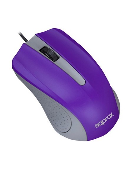 Approx appOMLITEPV2 ratón USB Óptico 1000 DPI