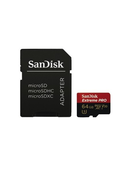 MEMORIA MICRO SD 64GB SANDISK EXTREME PRO SDXC UHS