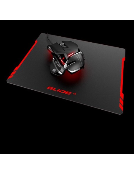 Mad Catz GLIDE 4 Negro, Rojo Alfombrilla de ratón para juegos