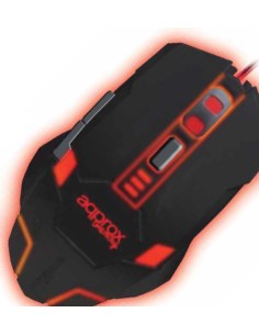 Approx appWARII ratón USB Óptico 2400 DPI mano derecha