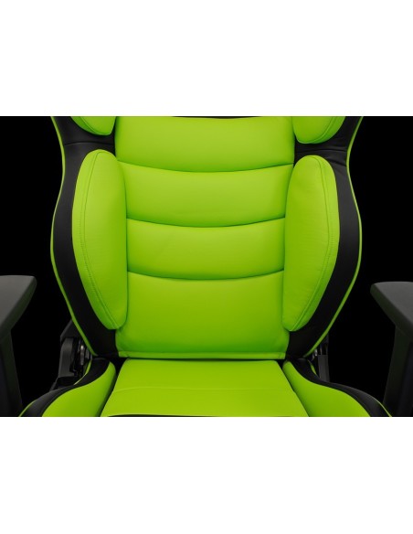 SILLA GAMER DROXIO TROUN-PRO NEGRA VERDE
