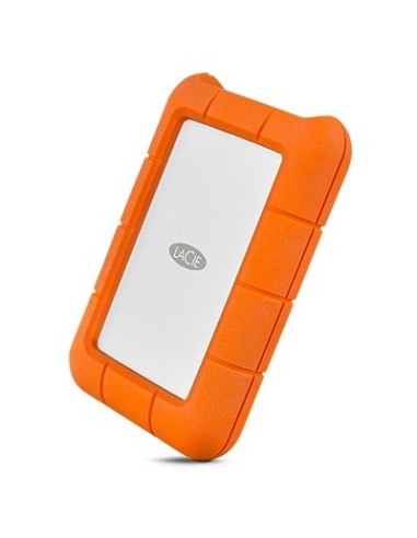 LaCie Rugged USB-C disco duro externo 1000 GB Naranja, Plata
