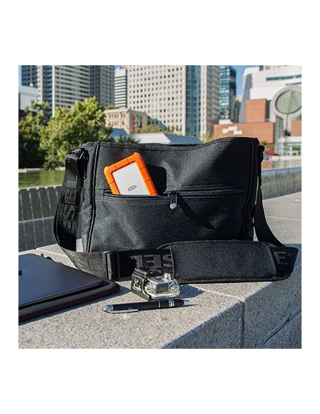 LaCie Rugged USB-C disco duro externo 1000 GB Naranja, Plata