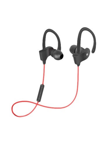 Woxter Airbeat BT-9 Auriculares gancho de oreja, Dentro de oído Negro, Rojo