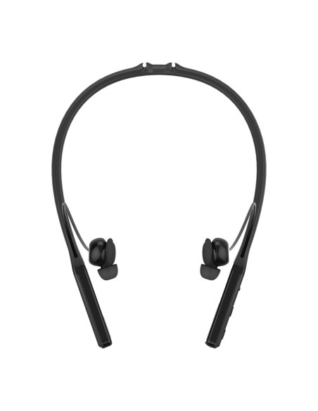 Woxter Airbeat ANC auriculares para móvil Binaural Dentro de oído, Banda para cuello Negro, Gris