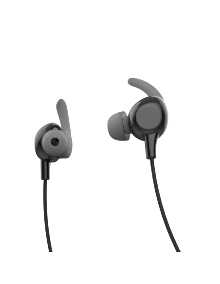 Woxter Airbeat ANC auriculares para móvil Binaural Dentro de oído, Banda para cuello Negro, Gris