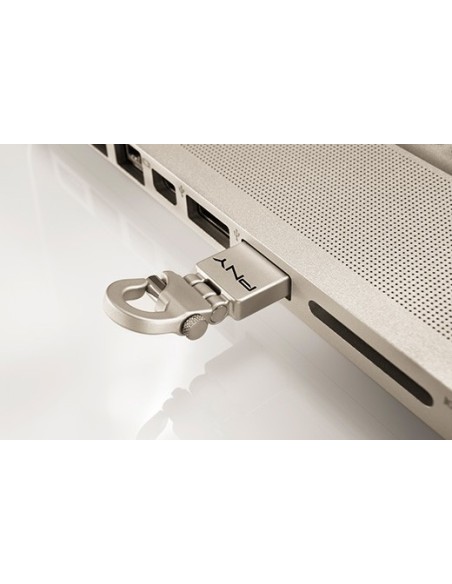 PNY 32GB Micro Hook Attaché unidad flash USB USB tipo A 2.0 Metálico