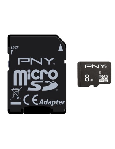 PNY 8GB microSDHC memoria flash Clase 10