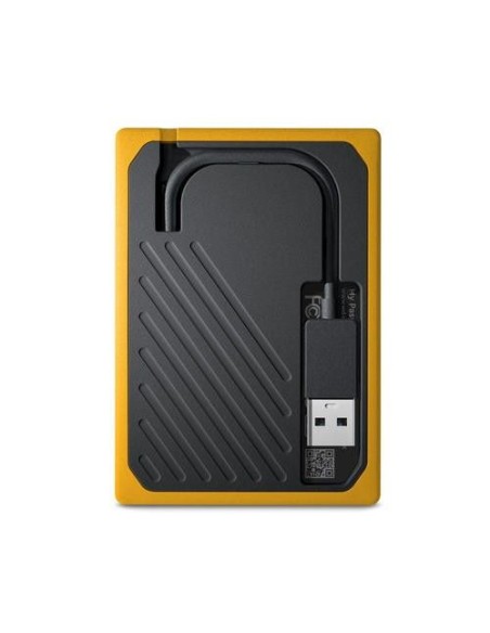 Western Digital My Passport Go 500 GB Negro, Amarillo