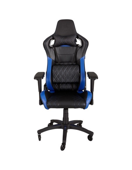 Corsair T1 Race Silla para videojuegos de PC Asiento acolchado Negro, Azul