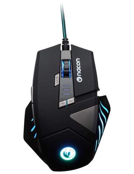 NACON PCGM-300 ratón USB Óptico 2500 DPI mano derecha