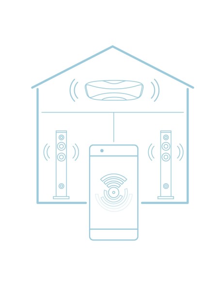 Energy Sistem 428038 conjunto de altavoces 2.1 canales 60 W Negro