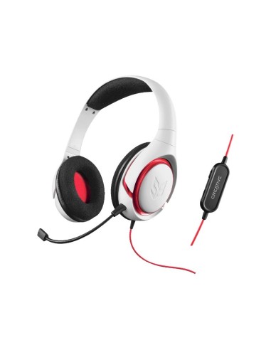 Creative Labs CREATIVE SB INFERNO auricular con micrófono Diadema Binaural Negro, Rojo, Blanco