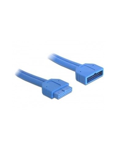 DeLOCK 82943 cable USB 0,45 m 3.2 Gen 1 (3.1 Gen 1) Azul