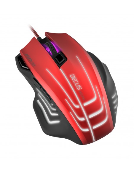 SPEEDLINK Decus Respec ratón USB Óptico 5000 DPI mano derecha