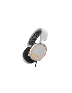 Steelseries Arctis 5 Binaural Diadema Negro, Blanco