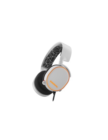 Steelseries Arctis 5 Binaural Diadema Negro, Blanco