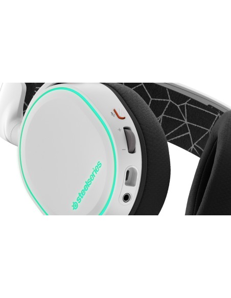 Steelseries Arctis 5 Binaural Diadema Negro, Blanco