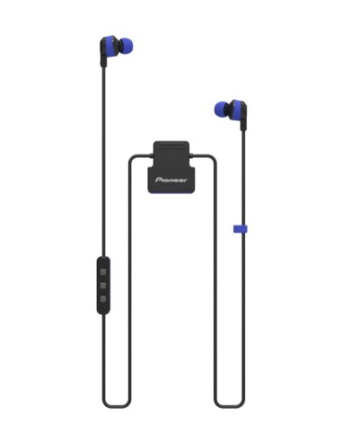 Pioneer ClipWear Active auriculares para móvil Binaural Dentro de oído Negro, Azul