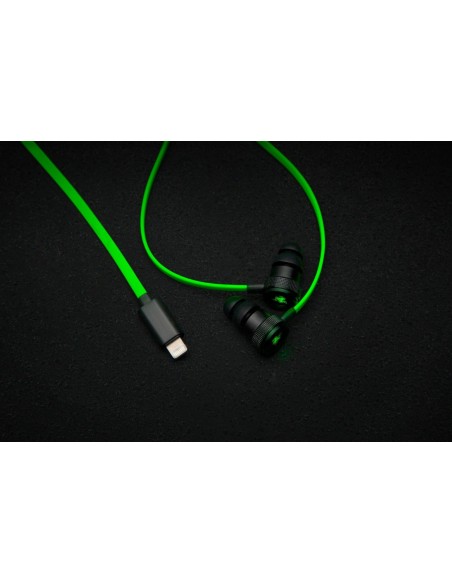 Razer RZ04-02090100-R3G1 auriculares para móvil Binaural Dentro de oído Negro, Verde Alámbrico