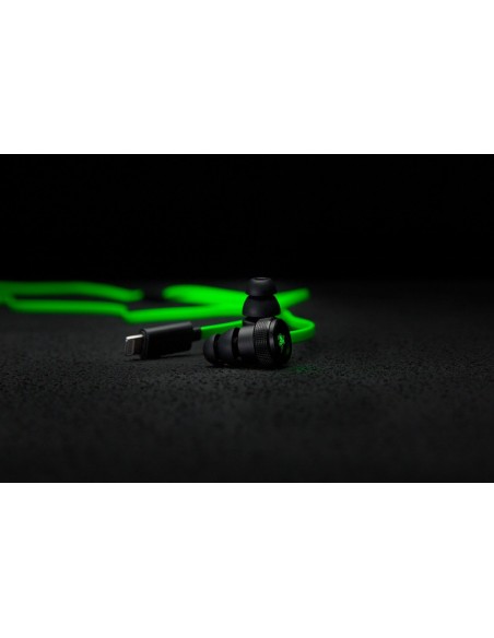 Razer RZ04-02090100-R3G1 auriculares para móvil Binaural Dentro de oído Negro, Verde Alámbrico