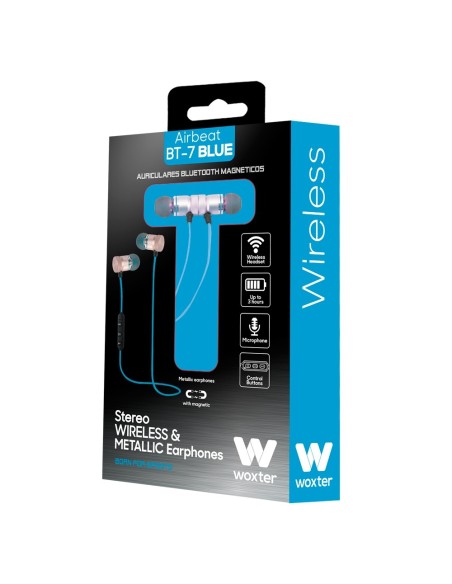 Woxter Airbeat BT-7 Auriculares Dentro de oído Azul, Oro