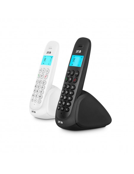 SPC ART Teléfono DECT Negro Identificador de llamadas